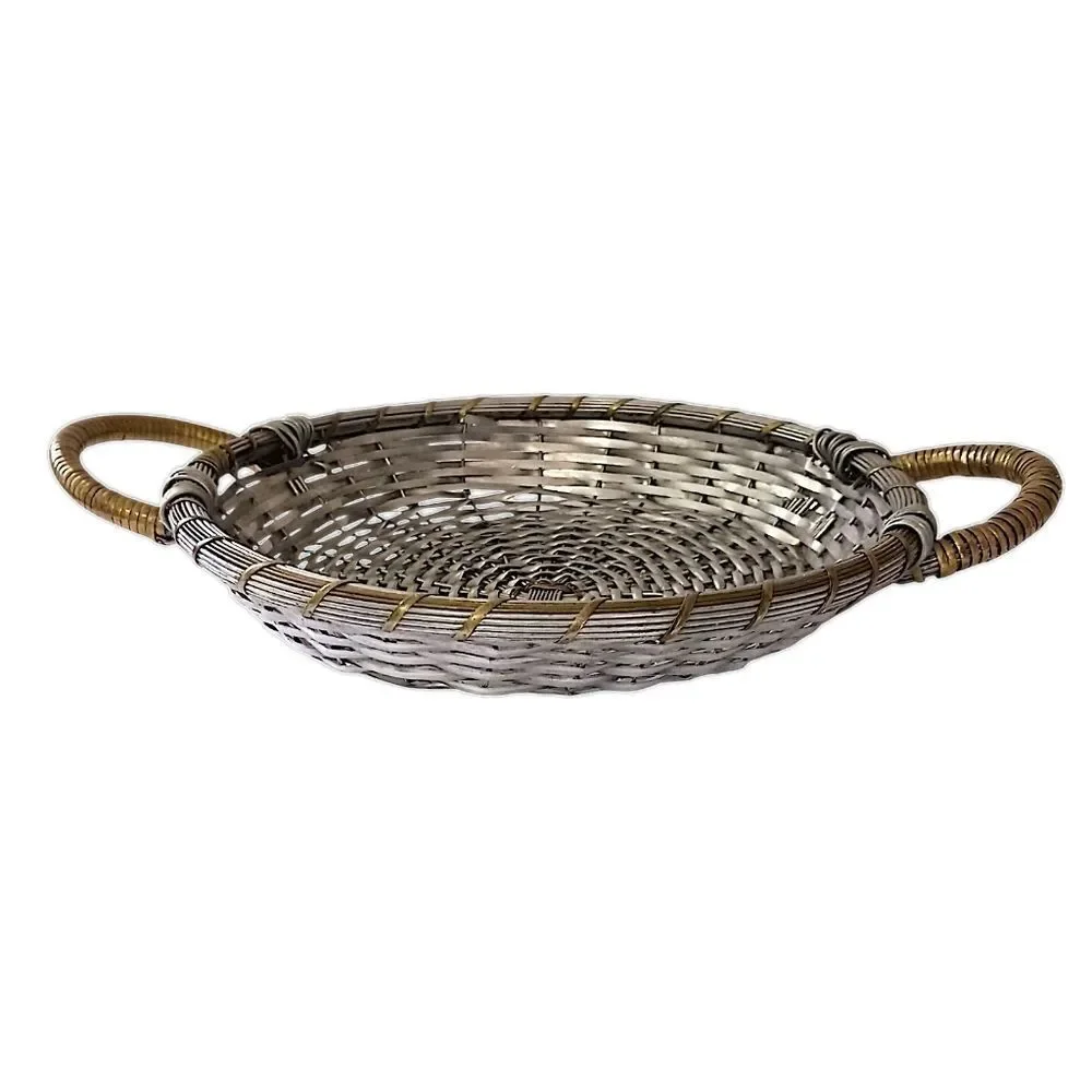 Vintage woven metal